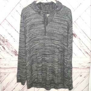 Natural Reflections Gray Hooded Pullover Shirt